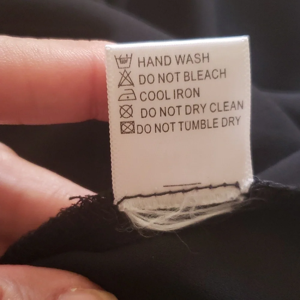 Angll black blouse Medium - Picture 10 of 10